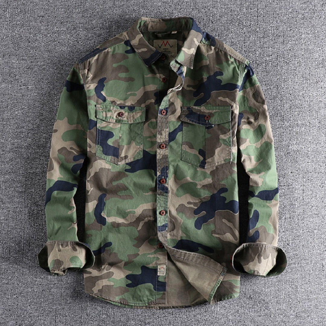 Jaden | Men’s Long Sleeve Cotton Shirt