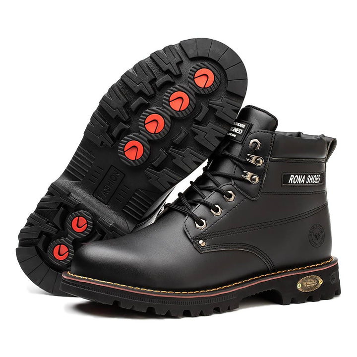 Fortis | Unisex Black Safety Boots