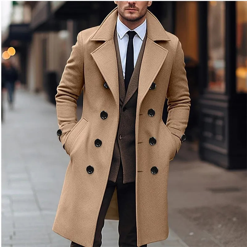 Reginald | Men’s Tailored Wool Blend Overcoat