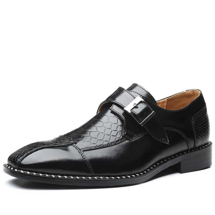 Marshall | Men’s Leather Monk Strap Loafers