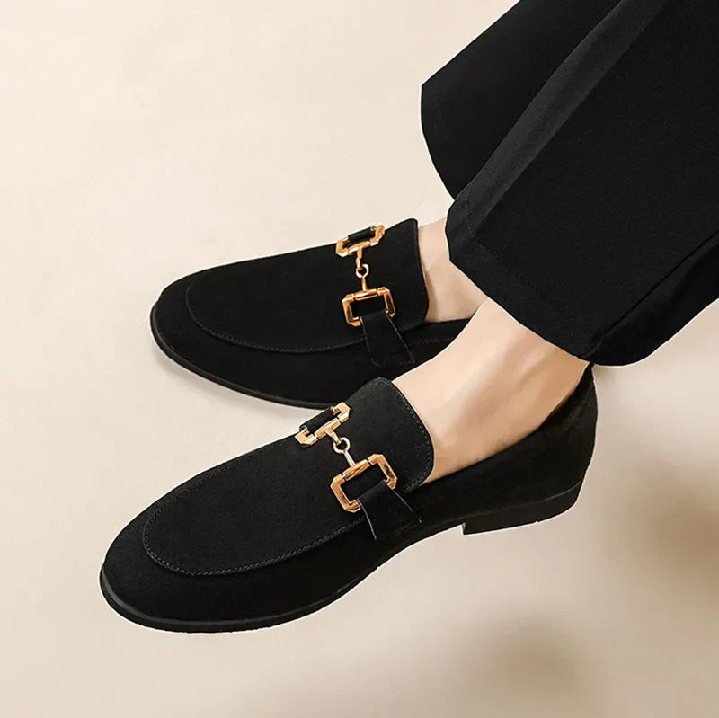 Perry | Men’s Suede Leather Loafers