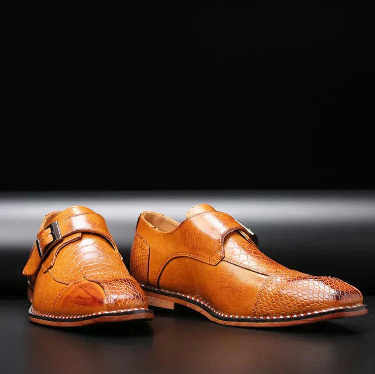 Marshall | Men’s Leather Monk Strap Loafers