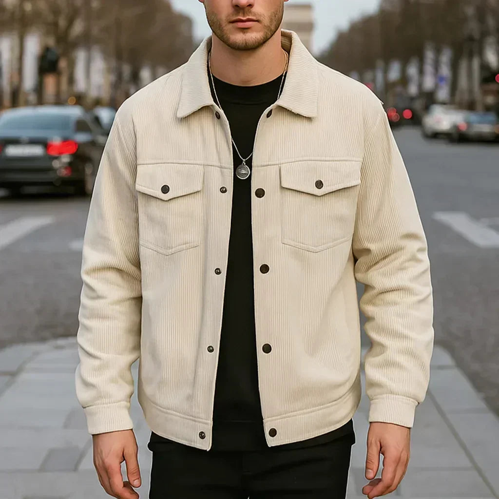 Graham | Men’s Corduroy Snap Front Jacket