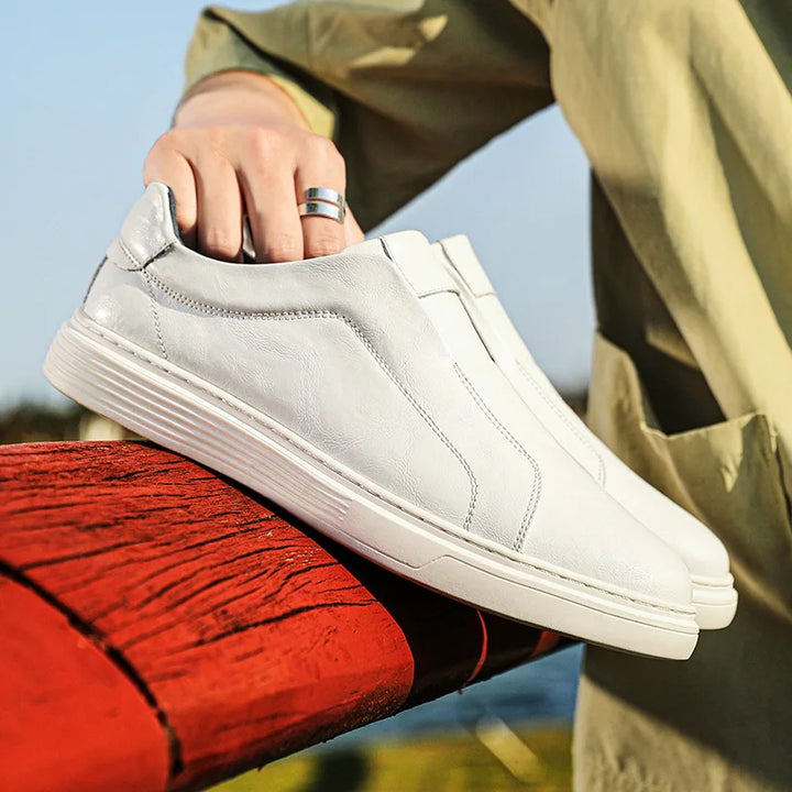 Blake | Men’s Italian Leather Slip On Loafers
