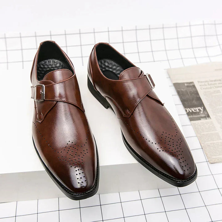Eddy | Men’s Classic Monk Strap Dress Shoes
