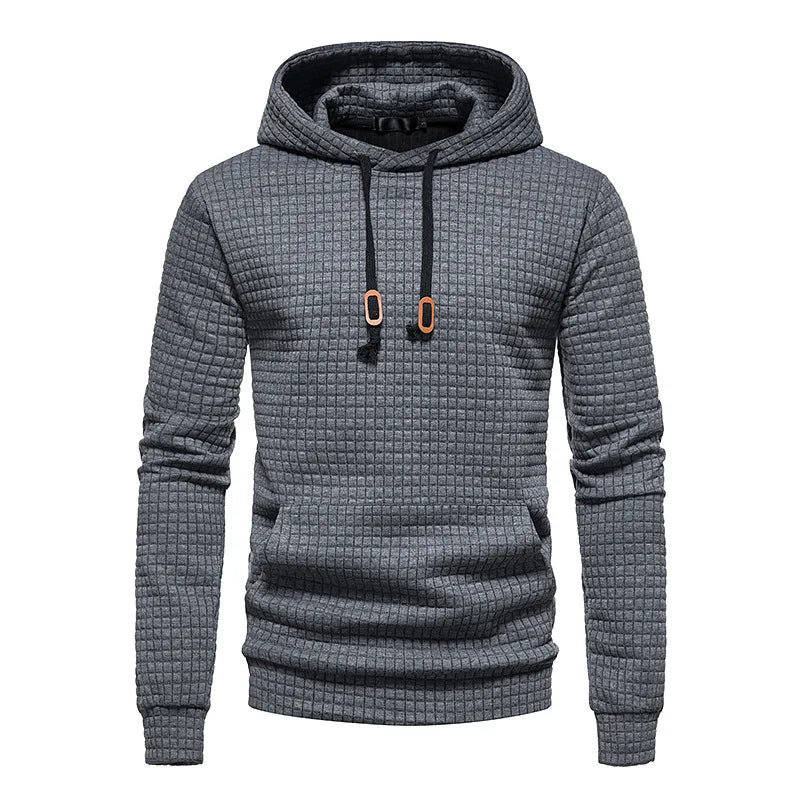 Carlos | Men’s Waffle Knit Hooded Sweatshirt