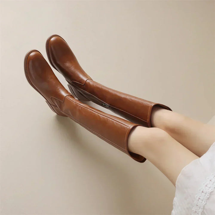 Stefani | Women’s Knee High Leather Boots