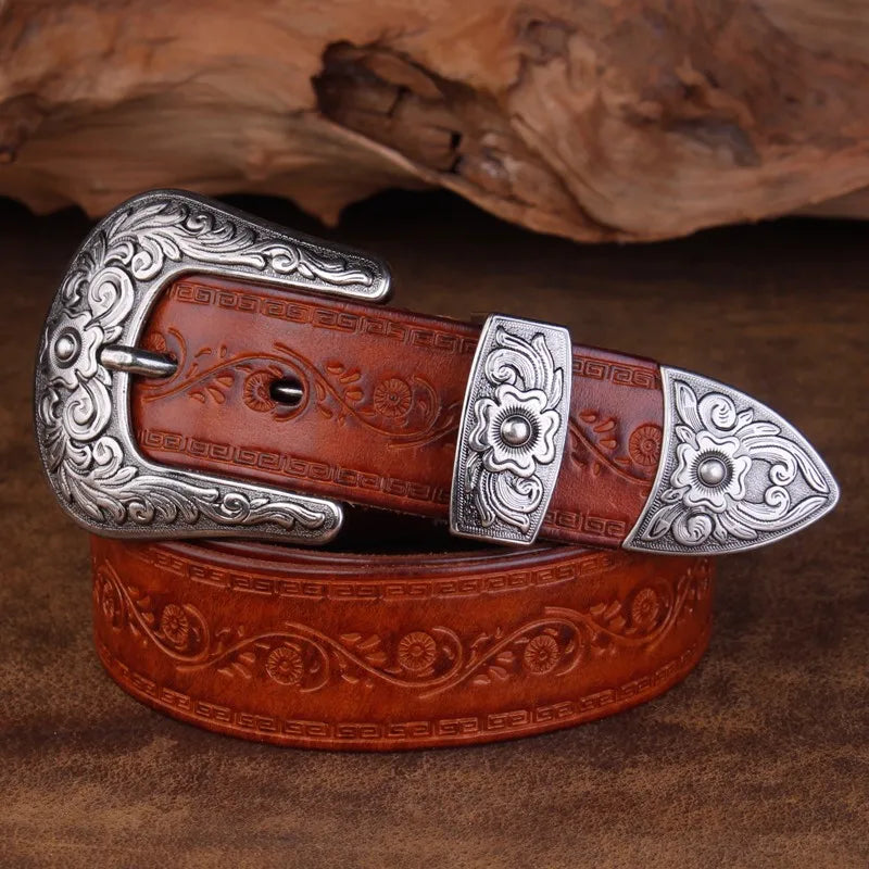 Weston | Men’s Western Cowhide Leather Belt