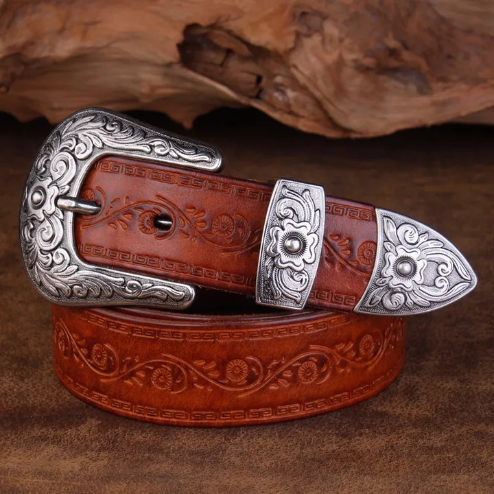 Weston | Men’s Western Cowhide Leather Belt