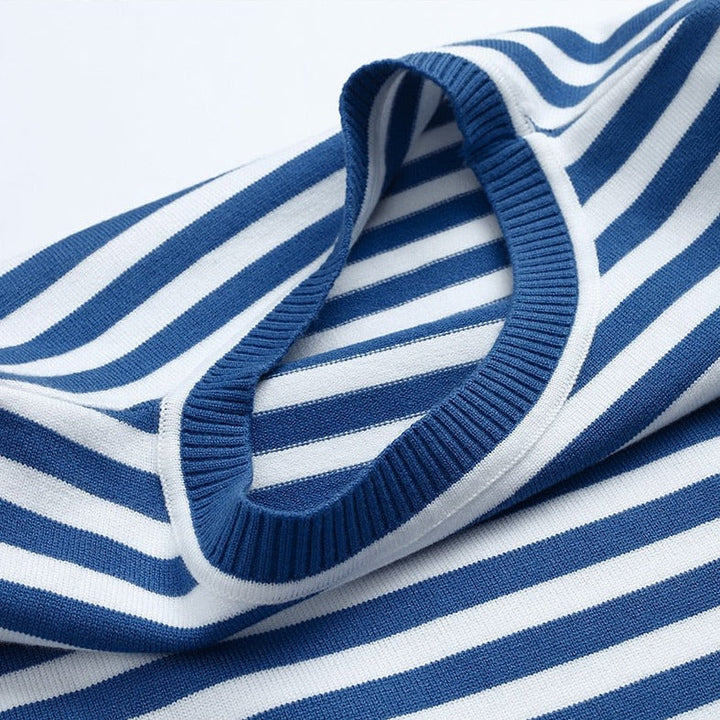 Crisha | Women’s Striped Cotton Long Sleeve T-Shirt