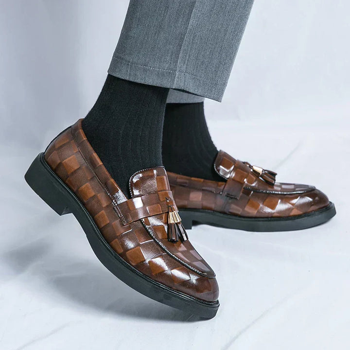 Valerno | Men’s Genuine Leather Tassel Loafers