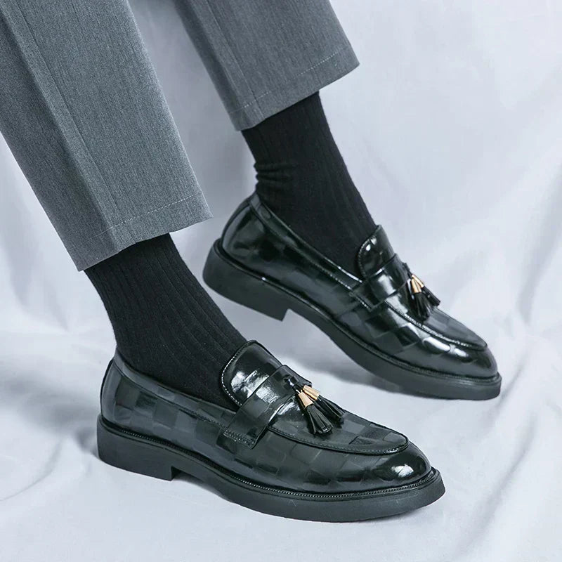 Valerno | Men’s Genuine Leather Tassel Loafers