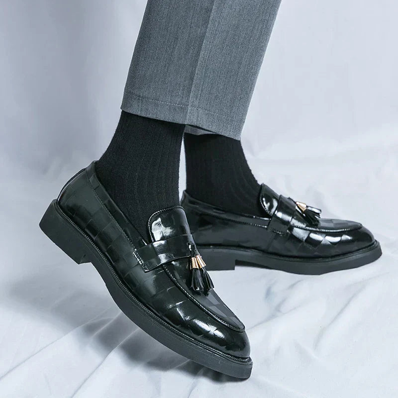 Valerno | Men’s Genuine Leather Tassel Loafers