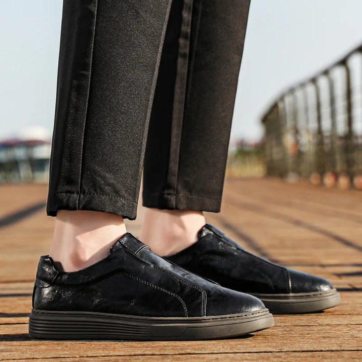 Blake | Men’s Italian Leather Slip On Loafers