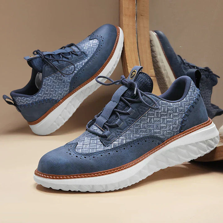 Calverin | Men’s Breathable Leather Sneakers