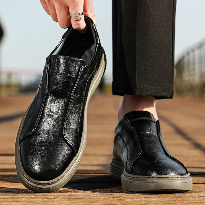 Blake | Men’s Italian Leather Slip On Loafers