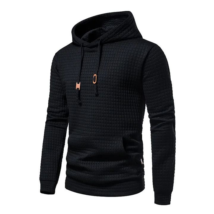 Carlos | Men’s Waffle Knit Hooded Sweatshirt