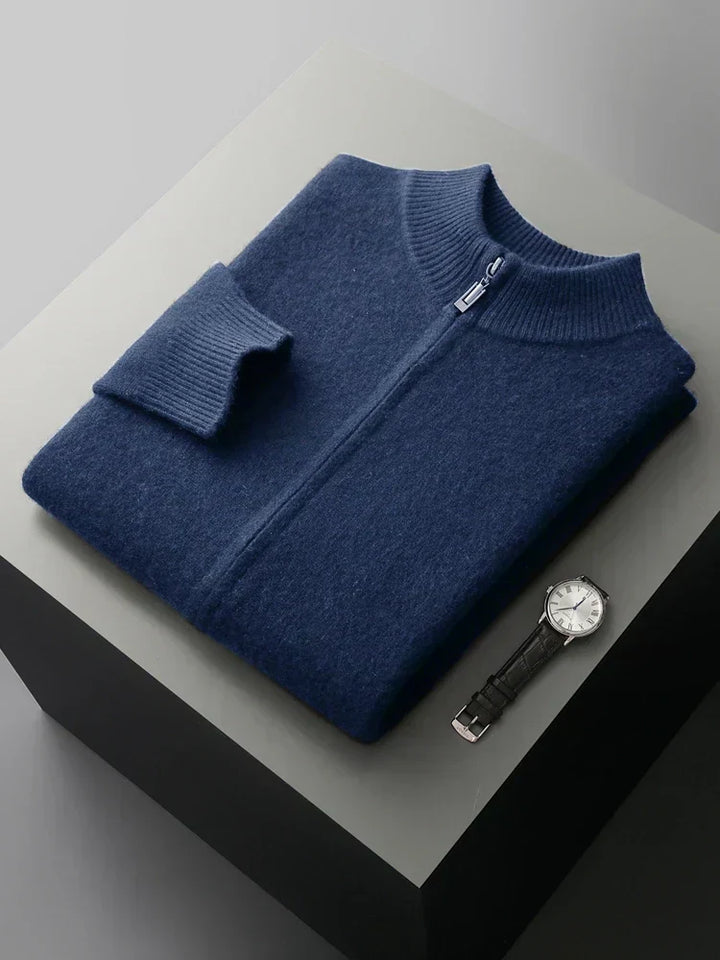 Lucento | Men’s Premium Merino Wool Cardigan