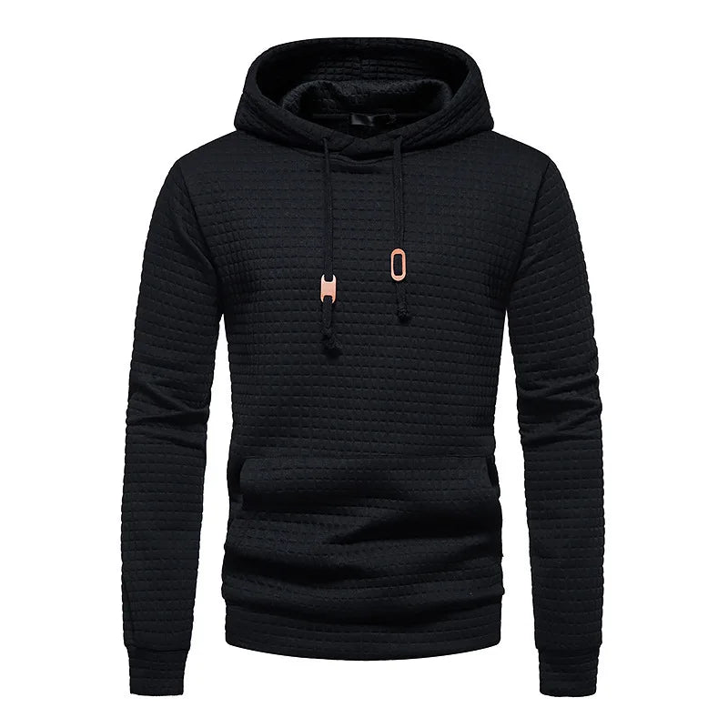 Carlos | Men’s Waffle Knit Hooded Sweatshirt