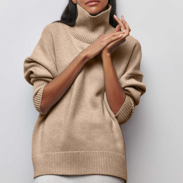 Tressia | Women’s Oversized Turtleneck Sweater