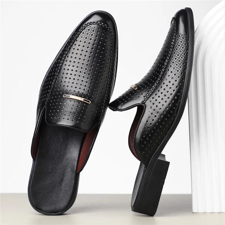 Conner | Men’s Leather Mule Loafers