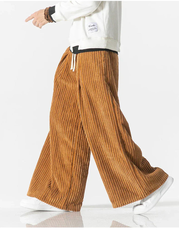 Dorian | Men’s Wide Leg Corduroy Pants