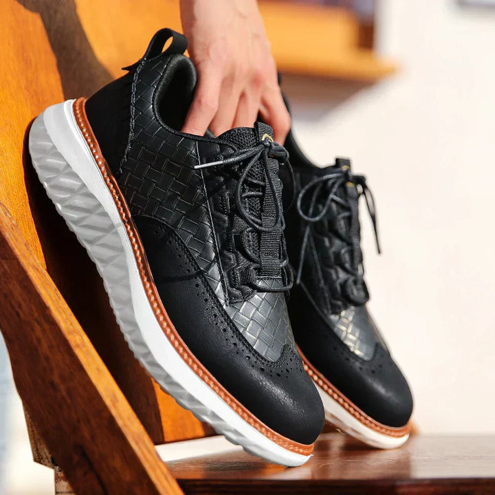 Calverin | Men’s Breathable Leather Sneakers