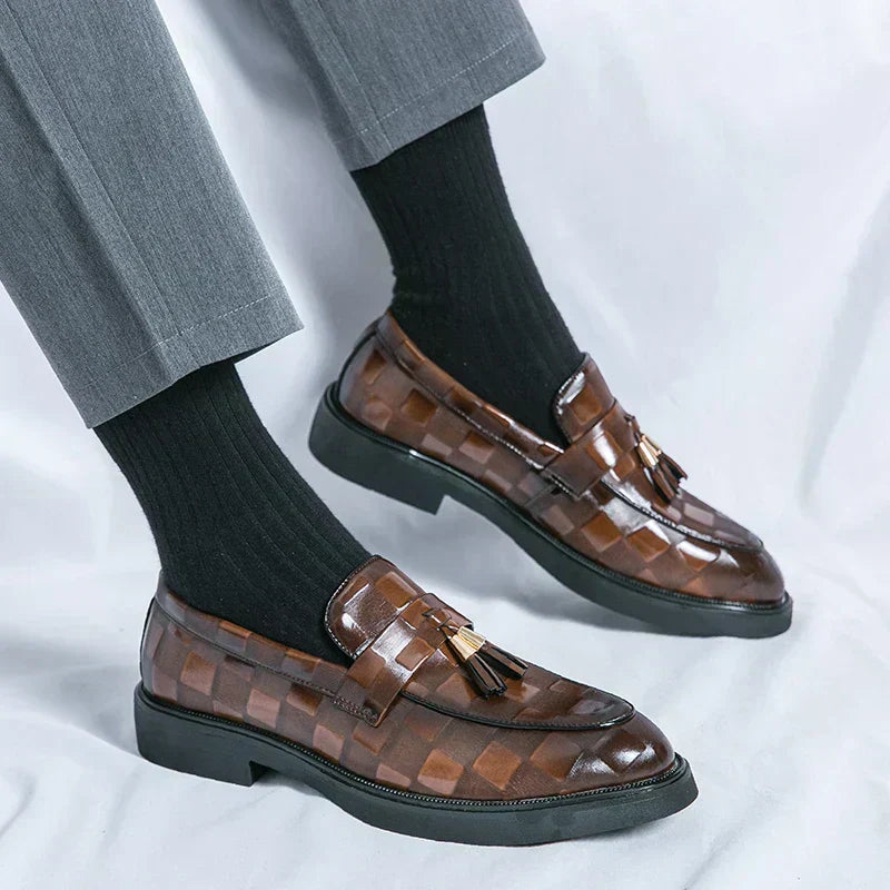 Valerno | Men’s Genuine Leather Tassel Loafers