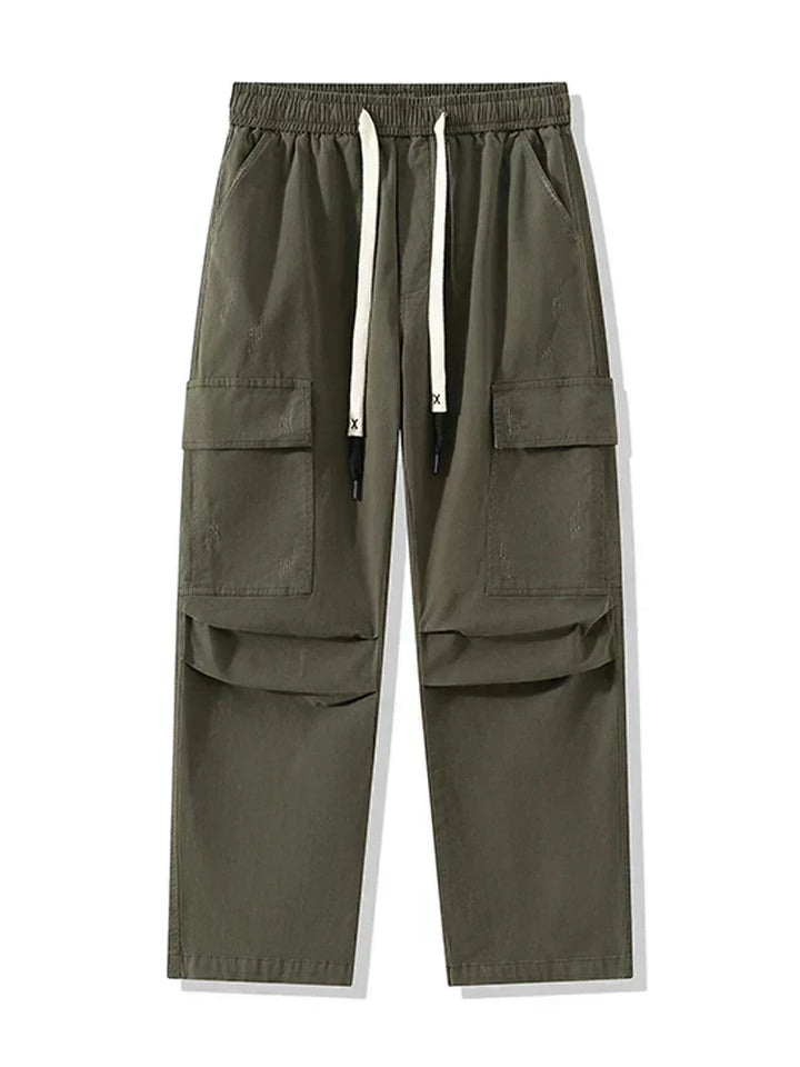 Joey | Men’s Wide-Leg Cotton Cargo Pants