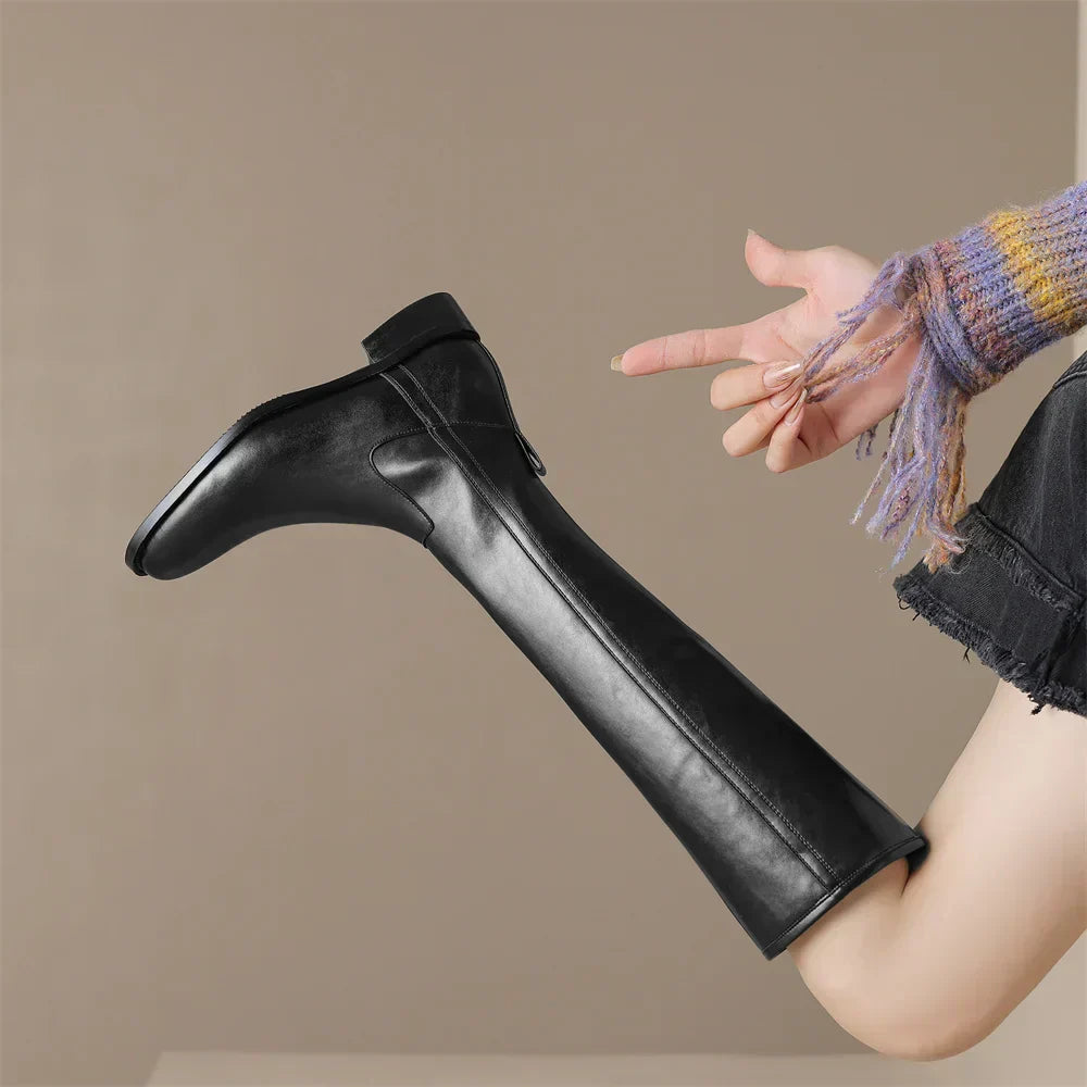 Stefani | Women’s Knee High Leather Boots