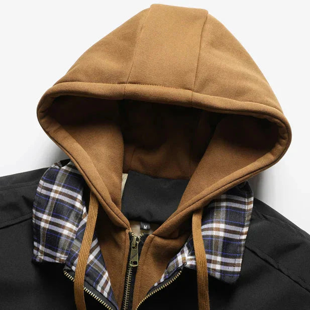 Clark | Men’s Quilted Hooded Bomber Jacket