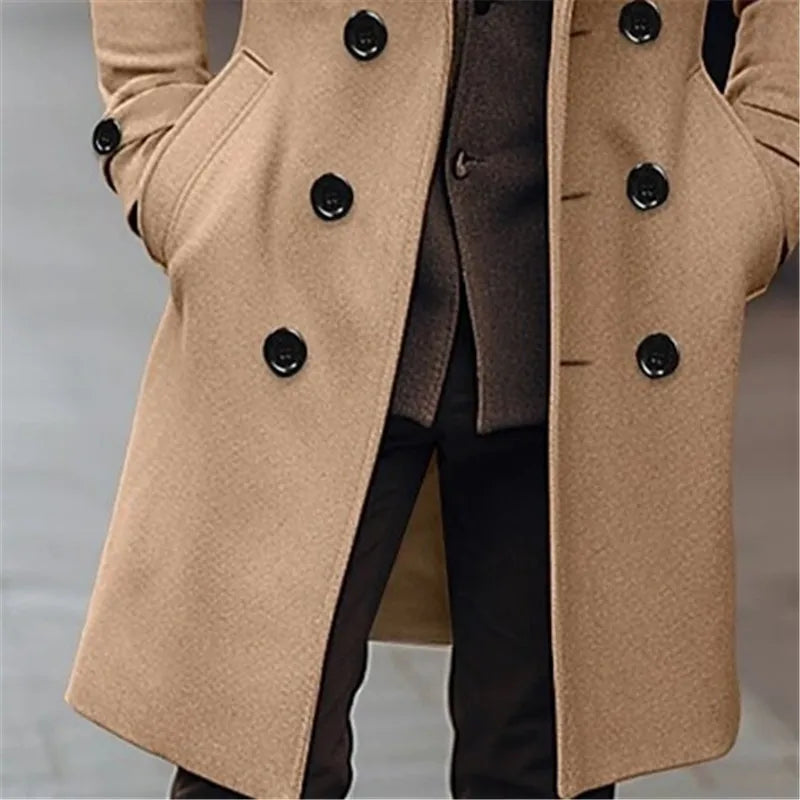 Reginald | Men’s Tailored Wool Blend Overcoat