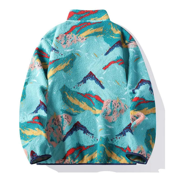 Greyson | Men’s Landscape Print Fleece Pullover