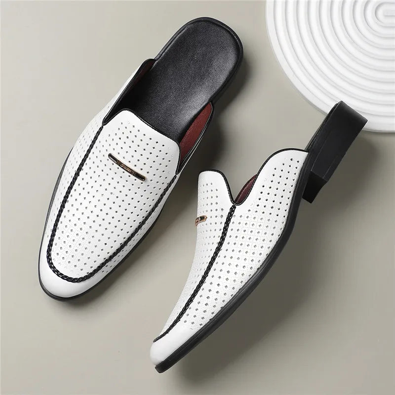 Conner | Men’s Leather Mule Loafers
