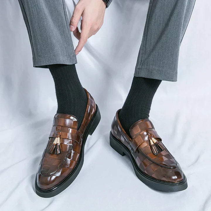 Valerno | Men’s Genuine Leather Tassel Loafers