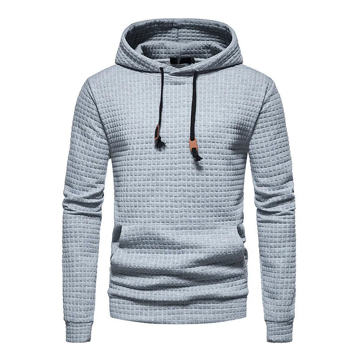 Carlos | Men’s Waffle Knit Hooded Sweatshirt