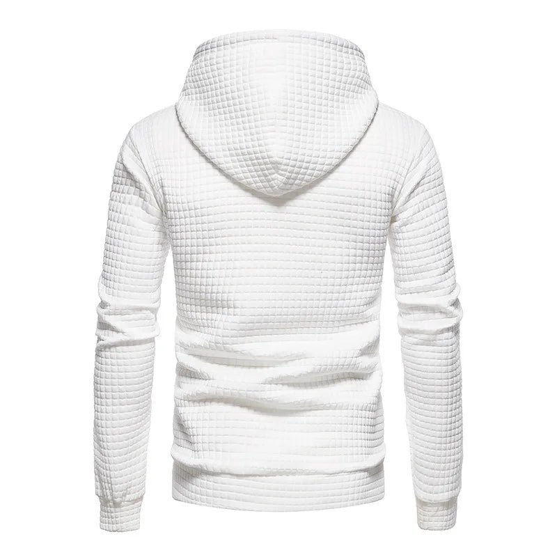 Carlos | Men’s Waffle Knit Hooded Sweatshirt
