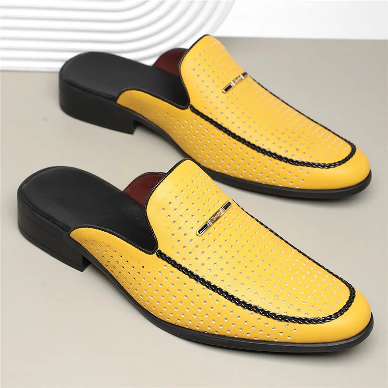 Conner | Men’s Leather Mule Loafers