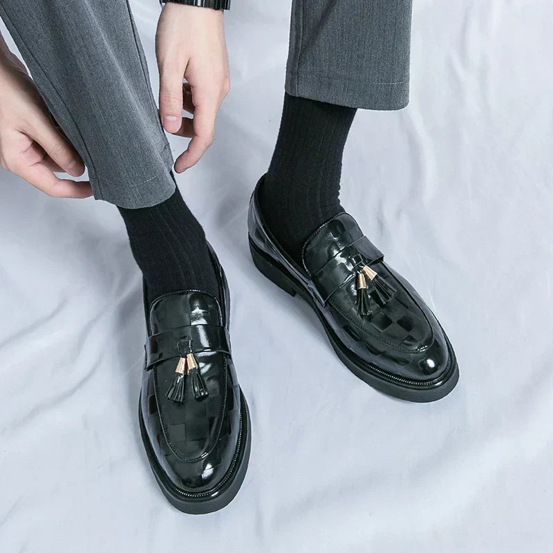 Valerno | Men’s Genuine Leather Tassel Loafers