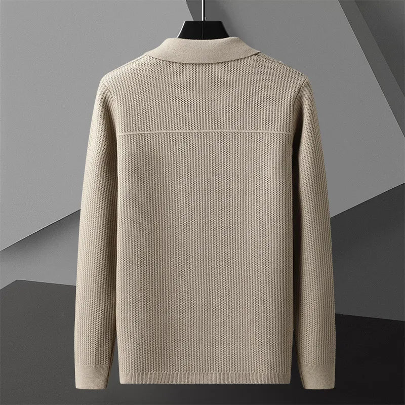 Arche | Men’s Ribbed Collared Cardigan
