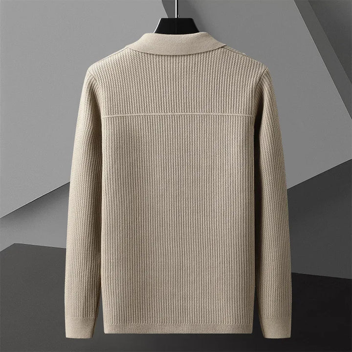 Arche | Men’s Ribbed Collared Cardigan