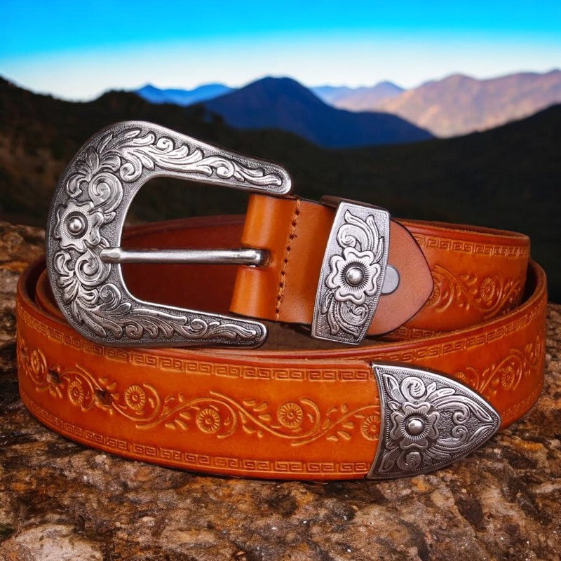 Weston | Men’s Western Cowhide Leather Belt