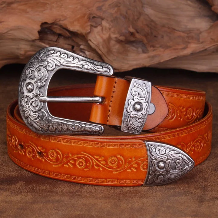 Weston | Men’s Western Cowhide Leather Belt