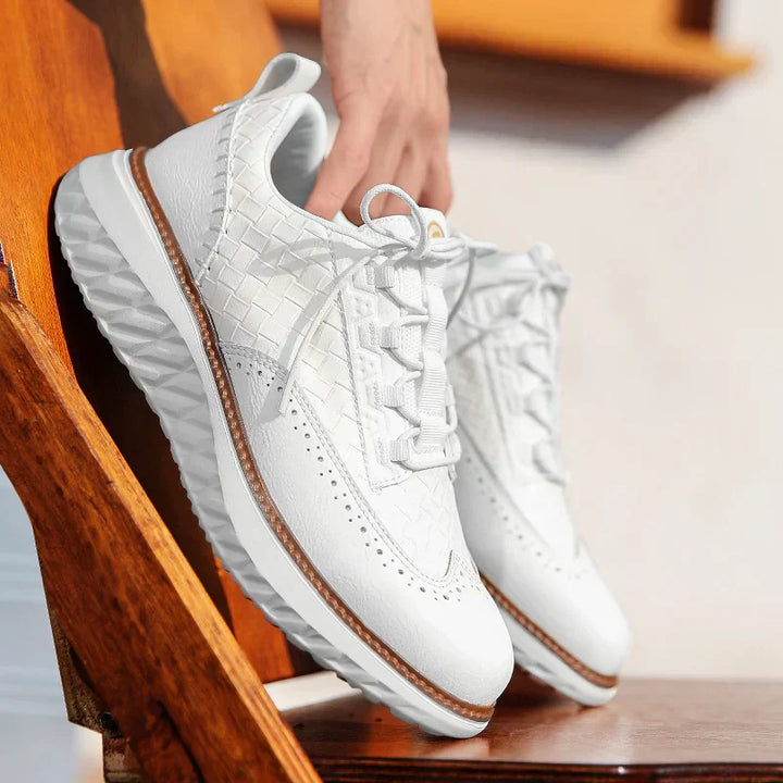 Calverin | Men’s Breathable Leather Sneakers