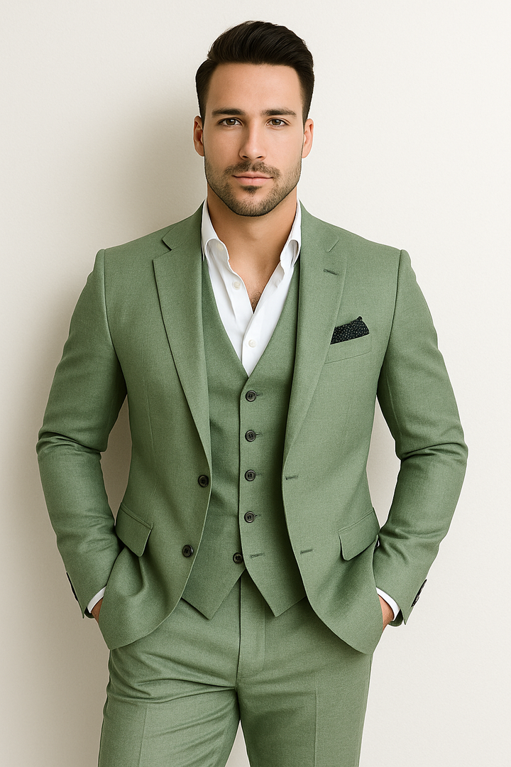 Sage | Men’s Light Green Suit