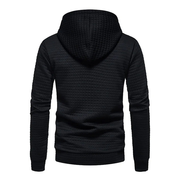Carlos | Men’s Waffle Knit Hooded Sweatshirt