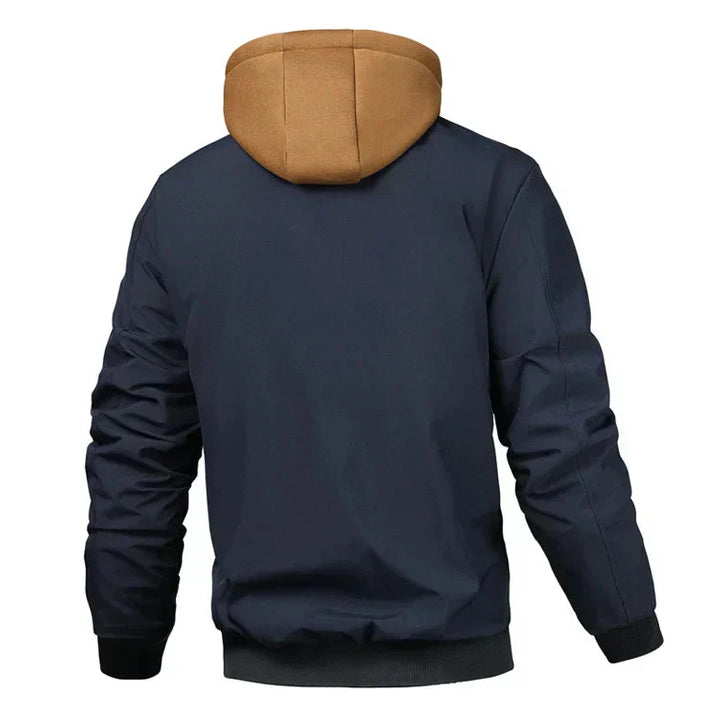 Clark | Men’s Quilted Hooded Bomber Jacket