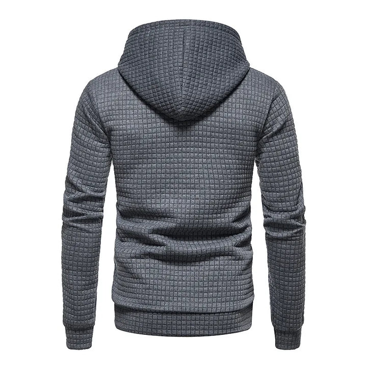 Carlos | Men’s Waffle Knit Hooded Sweatshirt