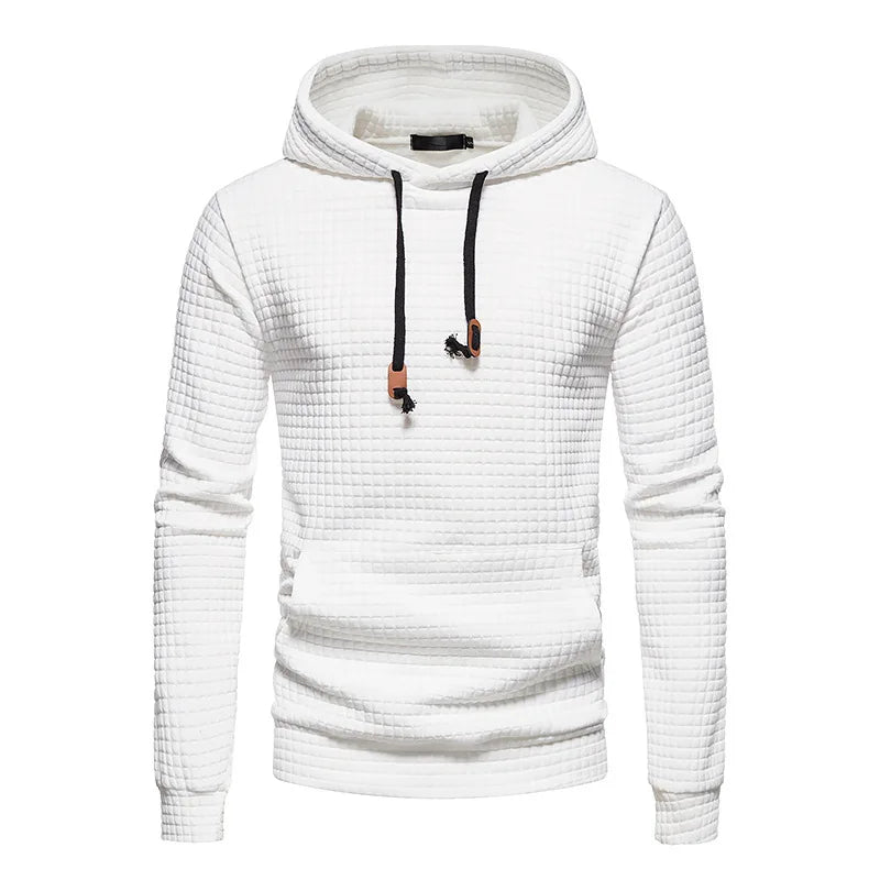 Carlos | Men’s Waffle Knit Hooded Sweatshirt