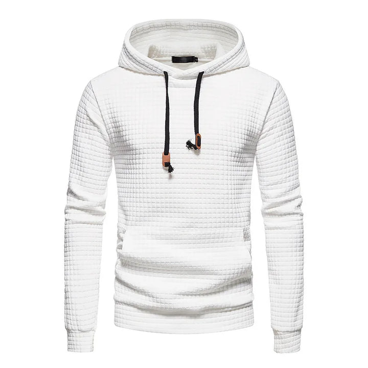 Carlos | Men’s Waffle Knit Hooded Sweatshirt